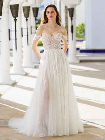 Blue By Enzoani #RUBY #0 default Ivory/Ivory/Nude thumbnail