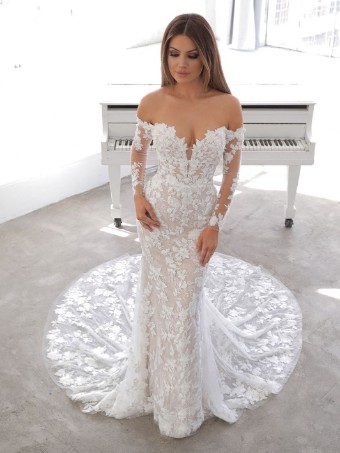 Blue By Enzoani #Naroza - Unlined #1 Ivory/Sand/Nude thumbnail