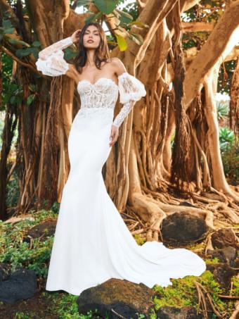 Pronovias #Masazir- Unlined with Sleeves #0 default Off White/Nude thumbnail