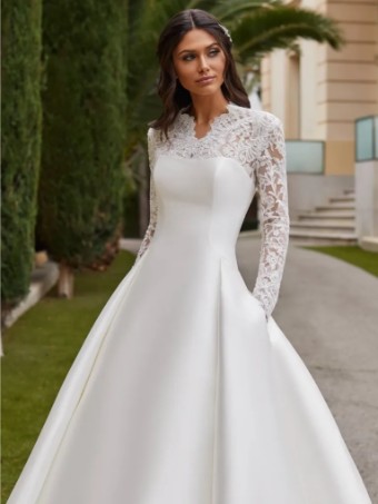 Pronovias #JORY- Dress Only #6 default Off White thumbnail