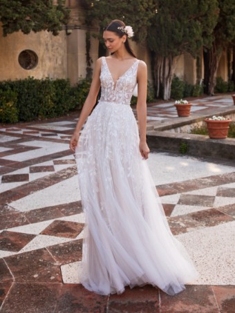Pronovias #ELARA #0 default Off White/Crystal/Light Beige thumbnail