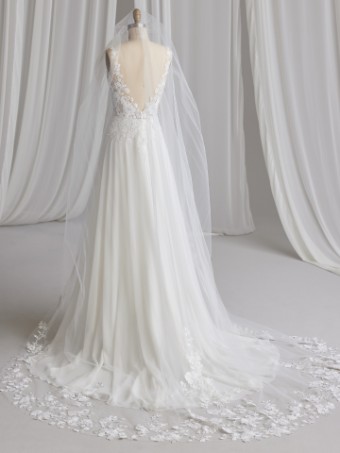 Rebecca Ingram #MAEVE (23RS705A01 - Unlined Bodice) #5 default Ivory (gown with Natural Illusion) thumbnail