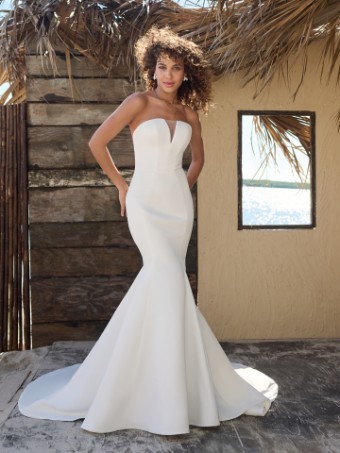 Rebecca Ingram #MARSHA (23RS680A01) #0 default Ivory (gown with Natural Illusion) thumbnail