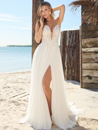 Rebecca Ingram #GAYLE (23RS693A01) #0 default Ivory (gown with Natural Illusion) thumbnail
