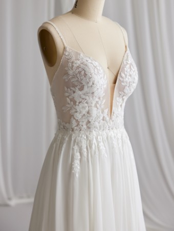 Rebecca Ingram #GAYLE (23RS693A01) #4 Ivory (gown with Natural Illusion) thumbnail