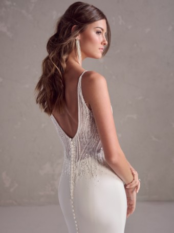Rebecca Ingram #JENROSE (24RS196A01) #3 default Ivory/Silver Accent (gown with Natural Center Front Illusion) thumbnail