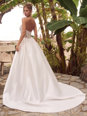 Rebecca Ingram #TWYLA (24RS197A01) #3 All Ivory (gown with Ivory Illusion) thumbnail