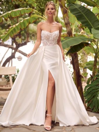 Rebecca Ingram #TWYLA (24RS197A01) #1 All Ivory (gown with Ivory Illusion) thumbnail