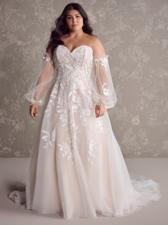 Rebecca Ingram #RUBY (24RS186A01 - Unlined bodice) #0 default All Ivory thumbnail
