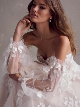 Rebecca Ingram #RUBY (24RS186A01 - Unlined bodice) #2 All Ivory thumbnail