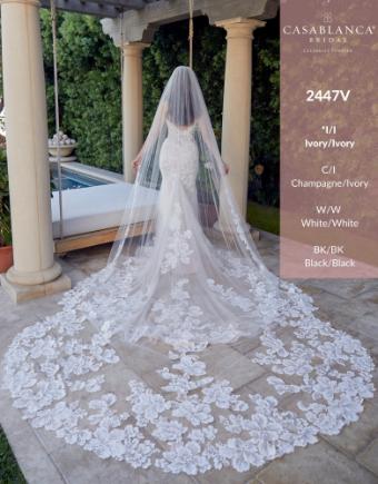 Casablanca Bridal #2447 - Kimberly #3 Silver Blush/Nude/Ivory thumbnail