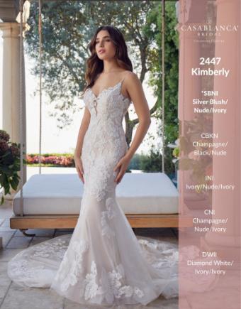 Casablanca Bridal #2447 - Kimberly #1 Silver Blush/Nude/Ivory thumbnail