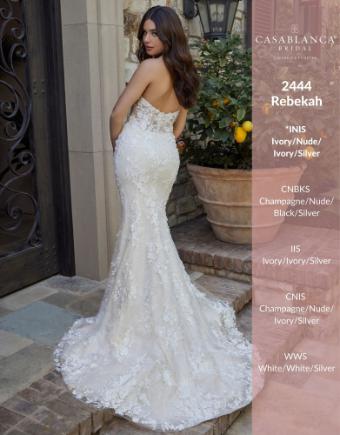 Casablanca Bridal #2444 - Rebekah #3 Ivory/Ivory/Silver thumbnail