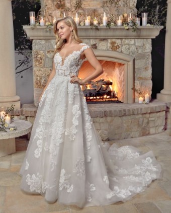 Casablanca Bridal #2437 - Nicolette #0 default Ivory/Sorbet/Ivory thumbnail