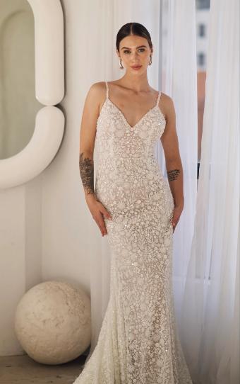 Martina Liana #1780 #2 (IV-IVR) Ivory Lace and Tulle over Ivory Gown thumbnail