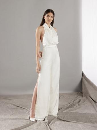 Pronovias #Tenley Jumpsuit #0 Off White thumbnail