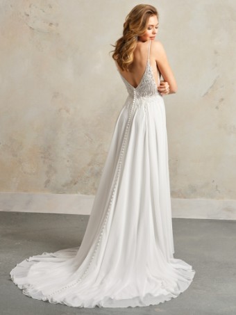 Rebecca Ingram #Kitt #3 default Ivory (gown with Natural Illusion) thumbnail