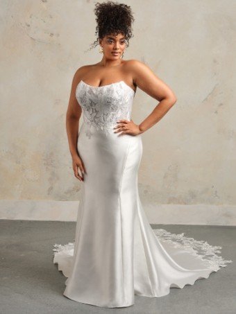 Rebecca Ingram #Goldie #0 default All Ivory (gown with Ivory Illusion) thumbnail