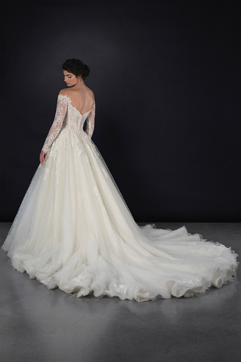 Martina Liana #1822 #1 (IV-PL) Ivory Gown w Porcelain Tulle Illusion thumbnail