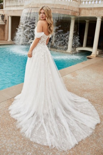 Casablanca Bridal #2455 - Mae #1 default Ivory/Nude/Ivory/Silver thumbnail