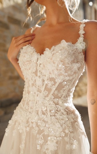 Essense of Australia #D4148 #2 default (IV-RM) IVORY LACE AND TULLE OVER RUM GOWN thumbnail