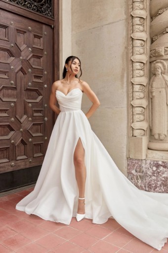 Essense of Australia #D3941 #0 default (IV-IV) IVORY LUXE ORGANZA OVER IVORY GOWN thumbnail