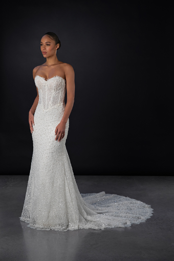 Martina Liana #1860 #2 default (IV-IV) Ivory Lace and Tulle over Ivory Gown thumbnail
